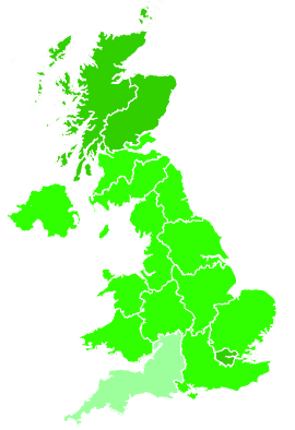 Click on a region for air pollution levels for 31/10/2024