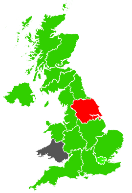 Click on a region for air pollution levels for 01/02/1994