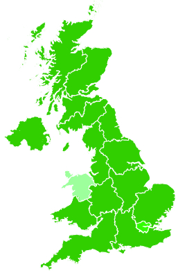 Click on a region for air pollution levels for 01/02/2023