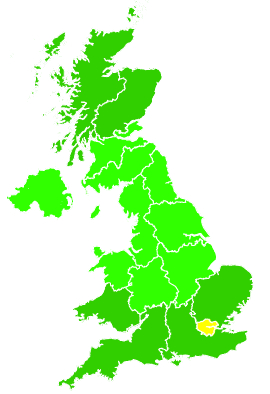 Click on a region for air pollution levels for 01/07/2024