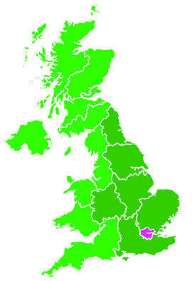 Click on a region for air pollution levels for 01/07/2026