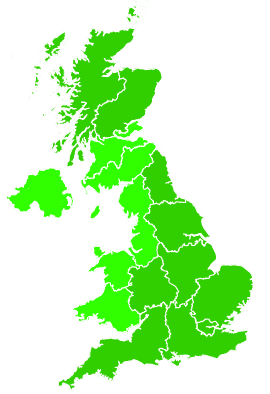 Click on a region for air pollution levels for 01/08/2022