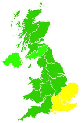 Click on a region for air pollution levels for 01/08/2026