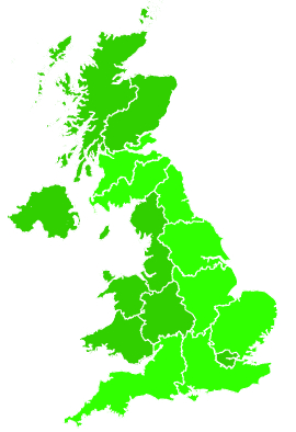 Click on a region for air pollution levels for 01/09/2014
