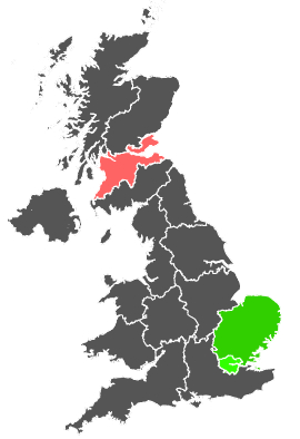 Click on a region for air pollution levels for 01/12/1977