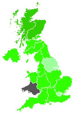 Click on a region for air pollution levels for 02/01/1989