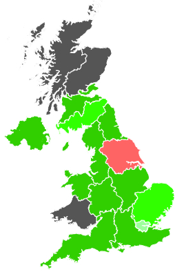 Click on a region for air pollution levels for 02/01/1992