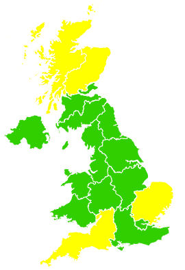 Click on a region for air pollution levels for 02/02/2002