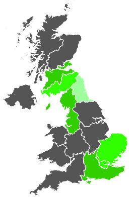 Click on a region for air pollution levels for 02/03/1987