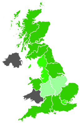 Click on a region for air pollution levels for 02/03/1988