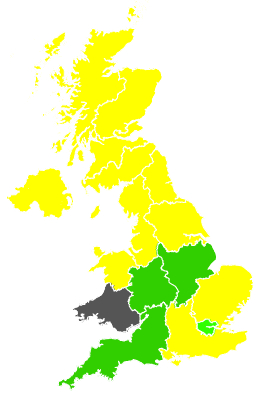 Click on a region for air pollution levels for 02/04/1990