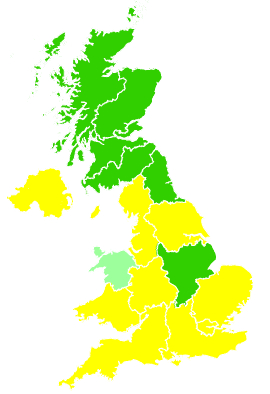 Click on a region for air pollution levels for 02/04/2006