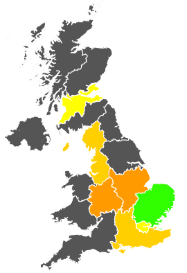 Click on a region for air pollution levels for 02/05/1986