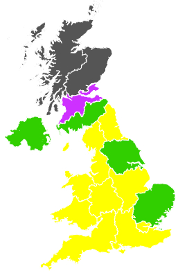 Click on a region for air pollution levels for 02/05/1998