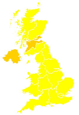 Click on a region for air pollution levels for 02/05/2011