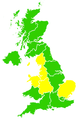 Click on a region for air pollution levels for 02/05/2013