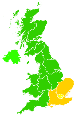 Click on a region for air pollution levels for 02/06/2017