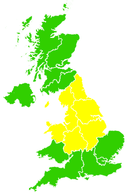 Click on a region for air pollution levels for 02/07/2014