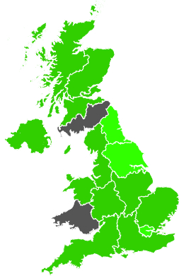 Click on a region for air pollution levels for 02/09/1988