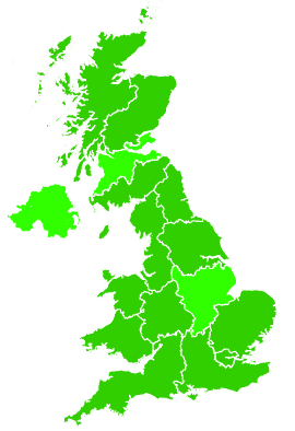 Click on a region for air pollution levels for 02/10/2018