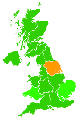 Click on a region for air pollution levels for 02/11/1992