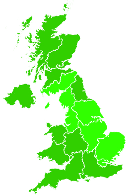 Click on a region for air pollution levels for 02/11/1998