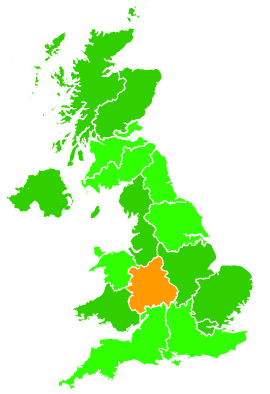 Click on a region for air pollution levels for 02/11/2016