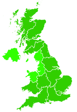 Click on a region for air pollution levels for 02/11/2023