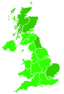 Click on a region for air pollution levels for 02/11/2024