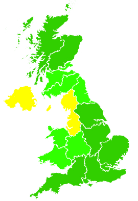Click on a region for air pollution levels for 02/12/2012