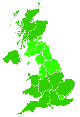 Click on a region for air pollution levels for 02/12/2018