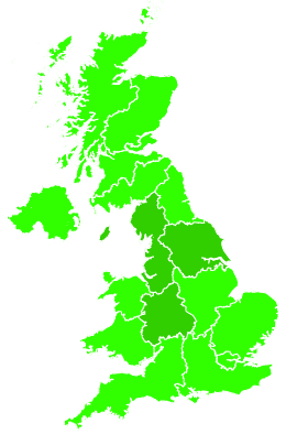 Click on a region for air pollution levels for 02/12/2023