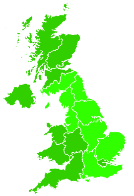 Click on a region for air pollution levels for 03/02/2018