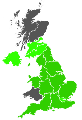 Click on a region for air pollution levels for 03/03/1989