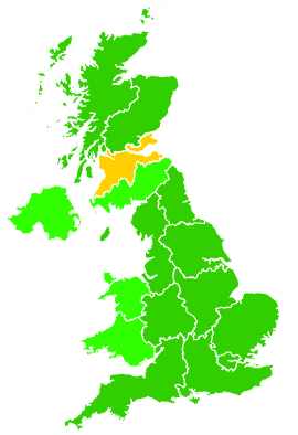Click on a region for air pollution levels for 03/03/2010