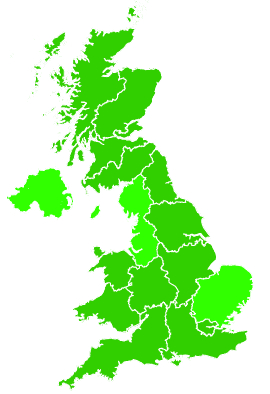 Click on a region for air pollution levels for 03/03/2017