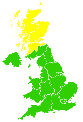 Click on a region for air pollution levels for 03/04/1994