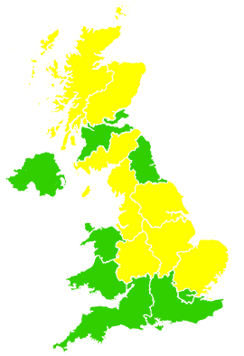 Click on a region for air pollution levels for 03/04/2013