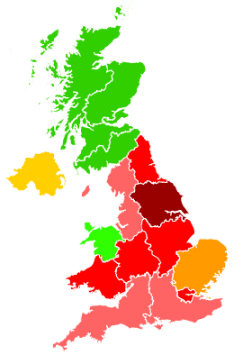 Click on a region for air pollution levels for 03/04/2014