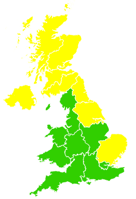 Click on a region for air pollution levels for 03/05/2017