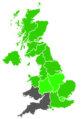 Click on a region for air pollution levels for 03/07/1988