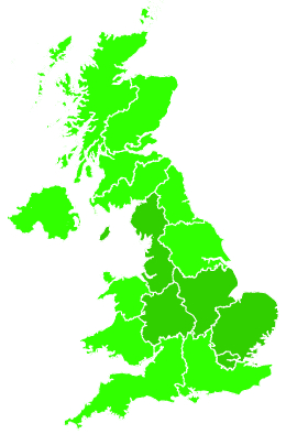 Click on a region for air pollution levels for 03/07/2016