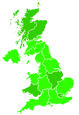 Click on a region for air pollution levels for 03/08/2022