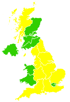 Click on a region for air pollution levels for 03/09/2022