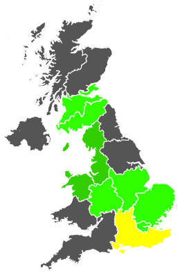 Click on a region for air pollution levels for 03/10/1986