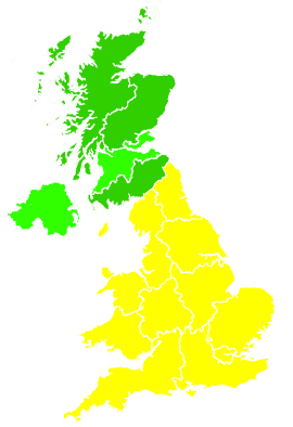 Click on a region for air pollution levels for 03/10/2011