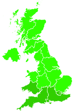 Click on a region for air pollution levels for 03/10/2022