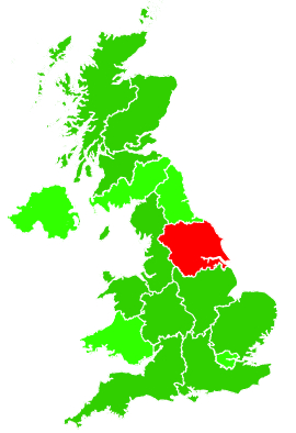 Click on a region for air pollution levels for 03/12/1992