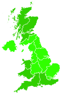 Click on a region for air pollution levels for 03/12/2020