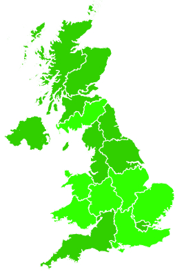 Click on a region for air pollution levels for 04/01/2010
